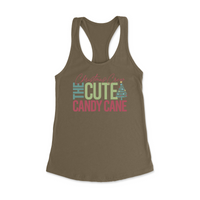 Womens X-Small Military Green Style_Tank Top