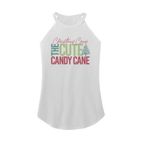 Womens X-Small White Rocker Tank Top