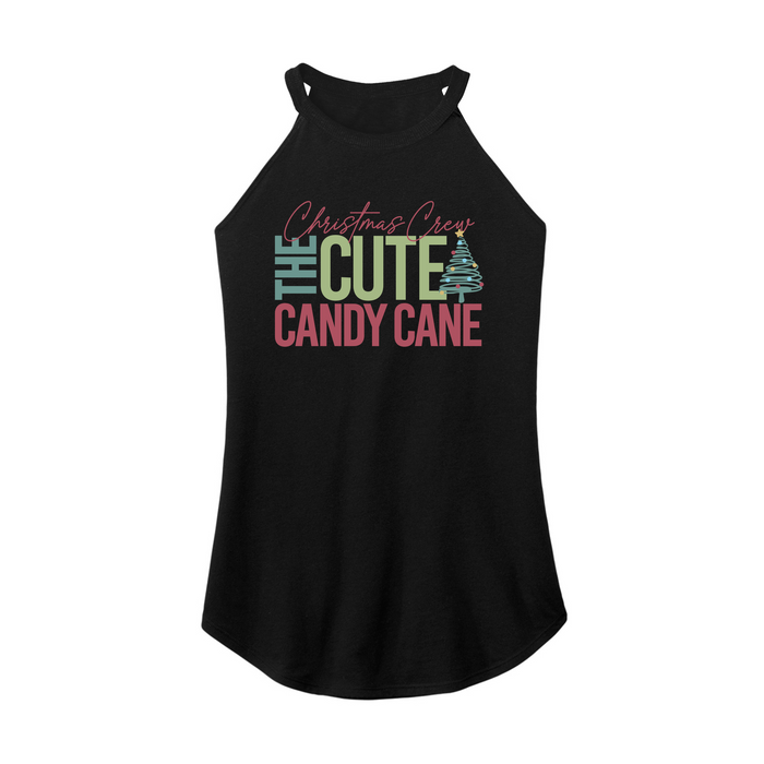 Womens X-Small Black Rocker Tank Top