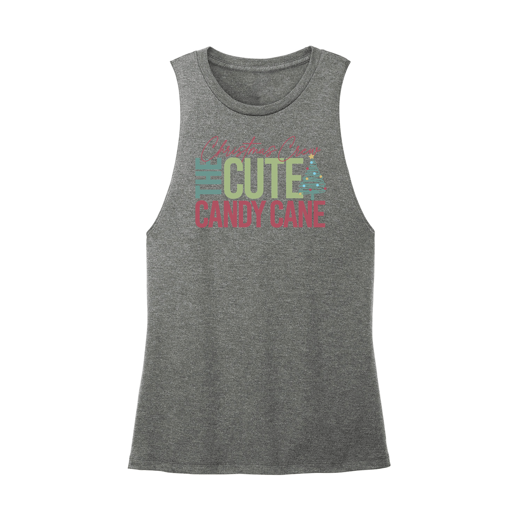 Womens X-Small Dark Gray Muscle Tank