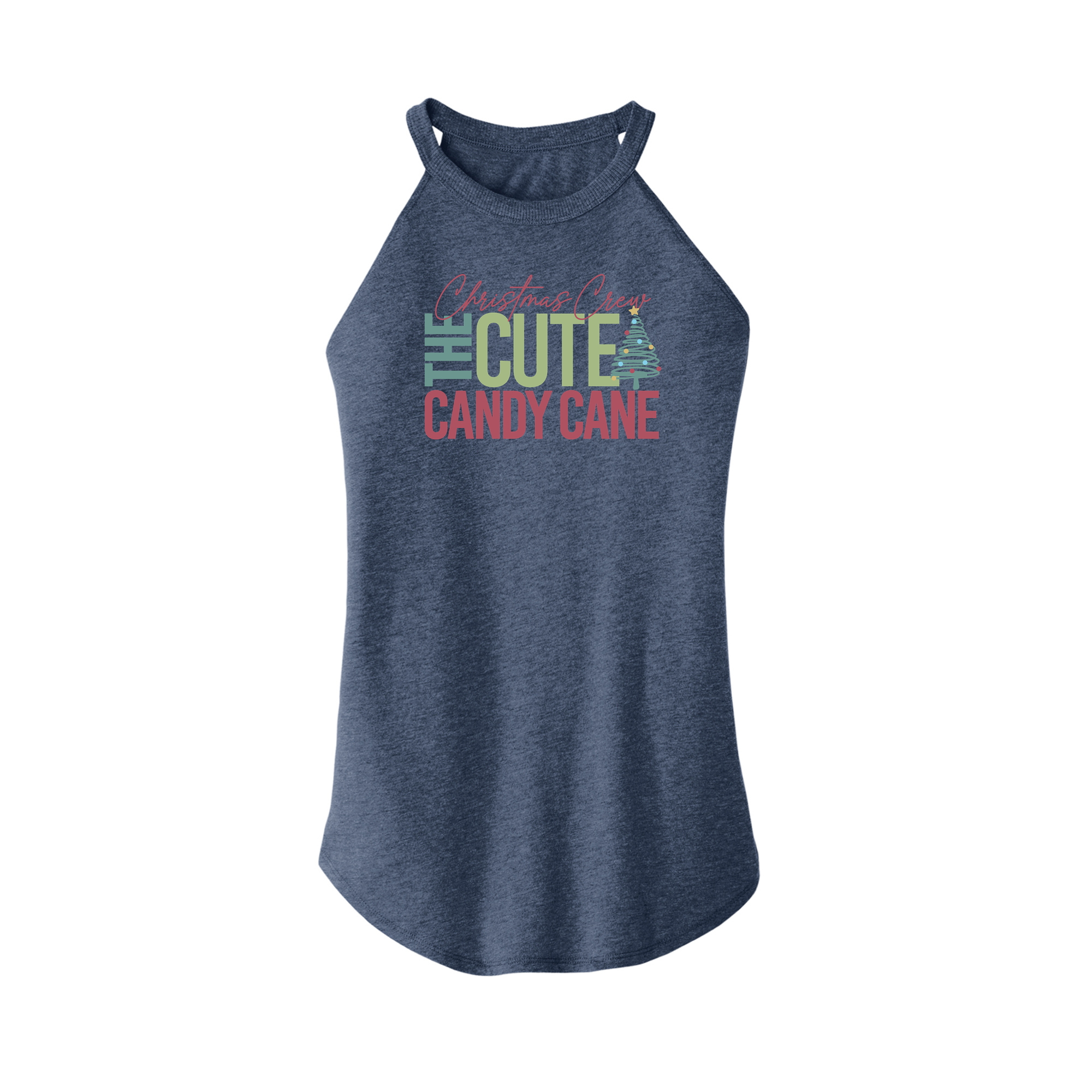 Womens X-Small Navy Heather Tank Top