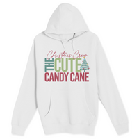 Unisex Small White Pullover Hooded Sweatshirt