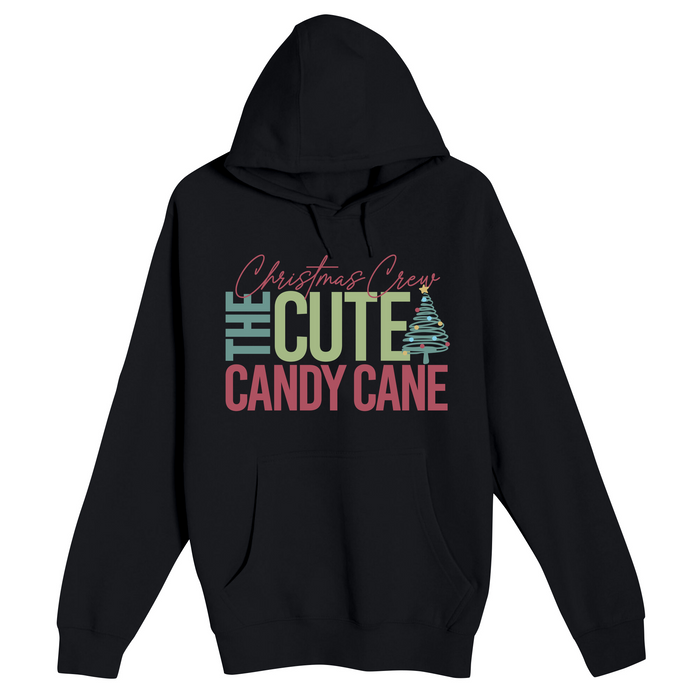 Unisex Small Black Pullover Hooded Sweatshirt