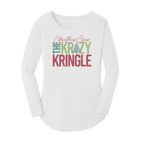 Womens X-Small White Long Sleeve Tunic Tee