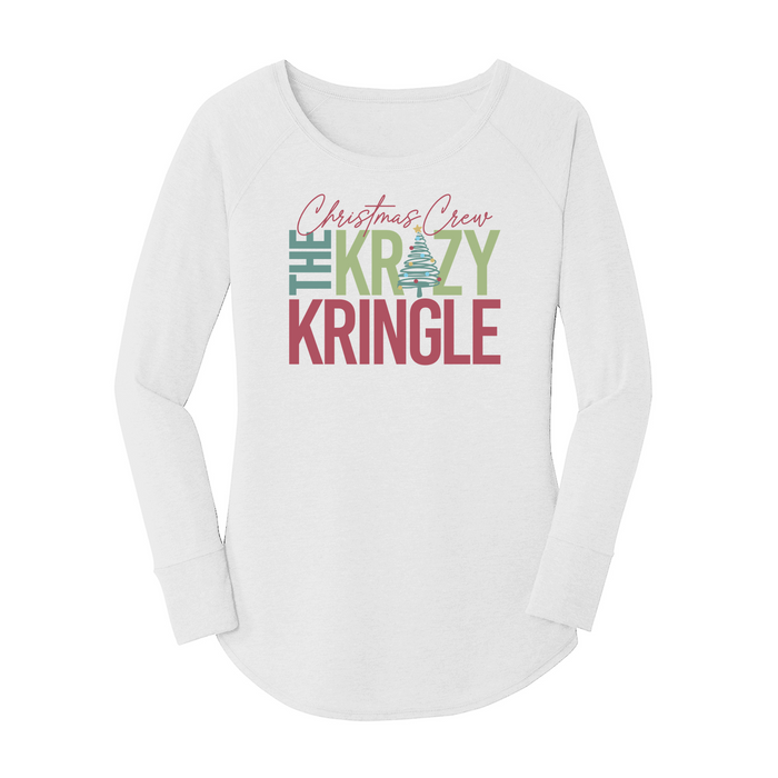 Womens X-Small White Long Sleeve Tunic Tee