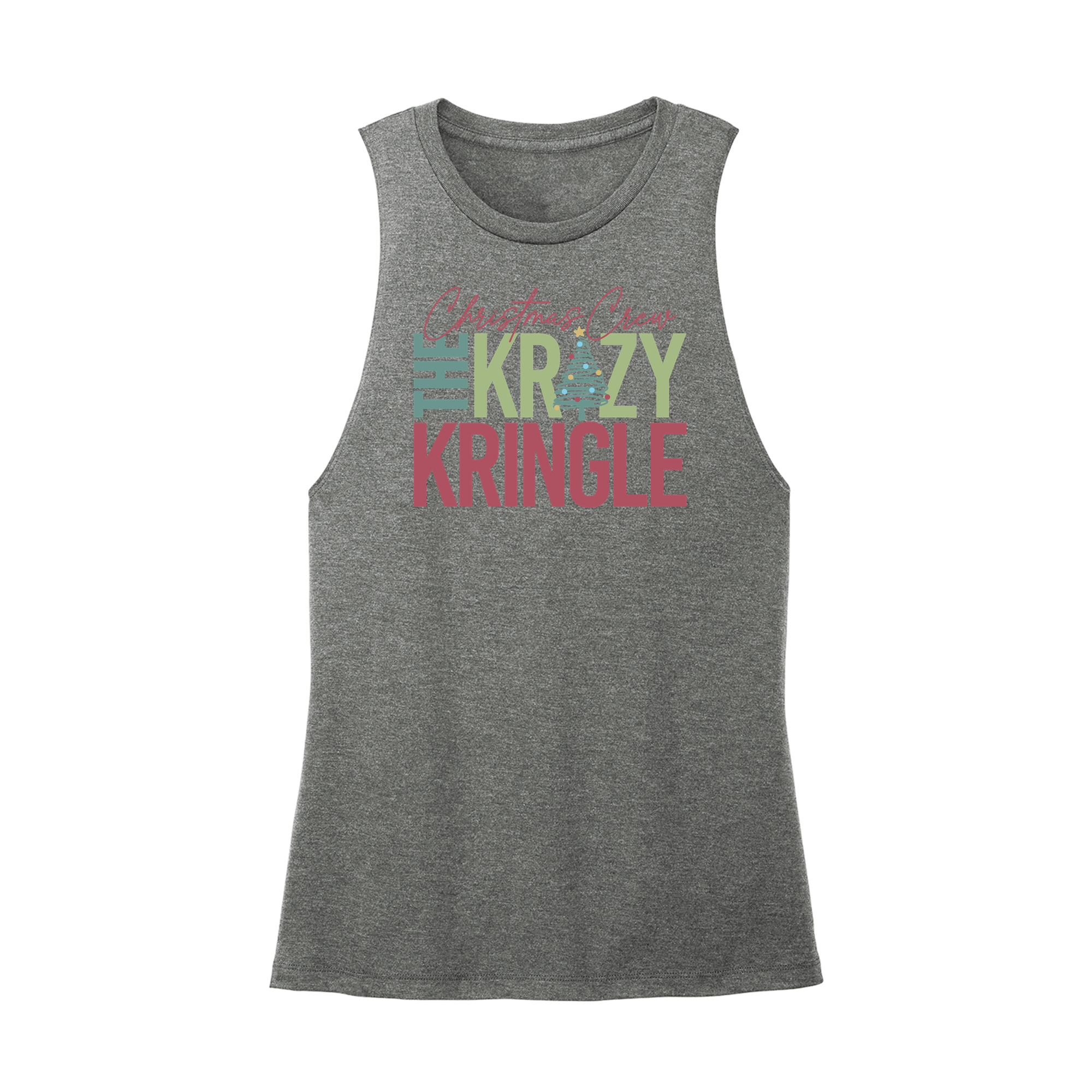 Womens X-Small Dark Gray Muscle Tank