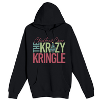 Unisex Small Black Pullover Hooded Sweatshirt