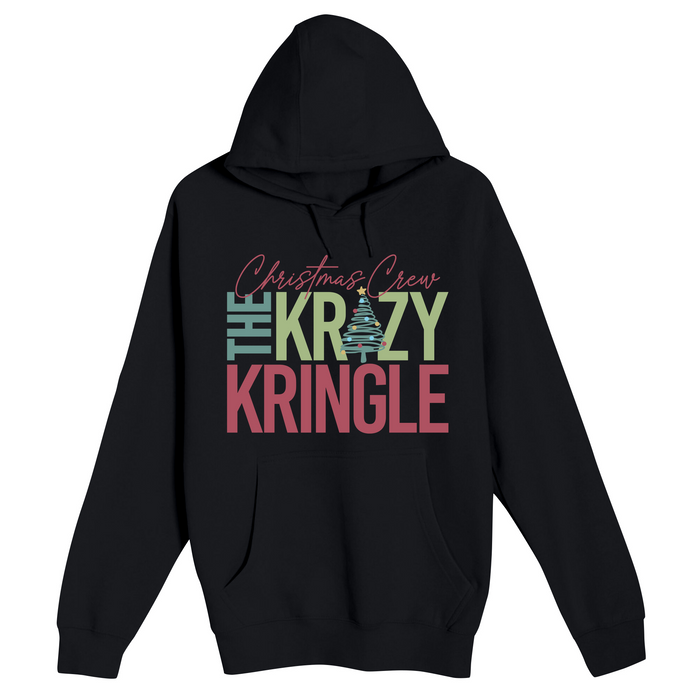 Unisex Small Black Pullover Hooded Sweatshirt