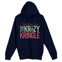 Unisex Small Navy Pullover Hooded Sweatshirt