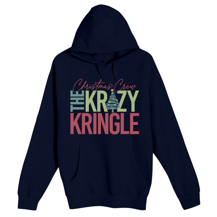 Unisex Small Navy Pullover Hooded Sweatshirt