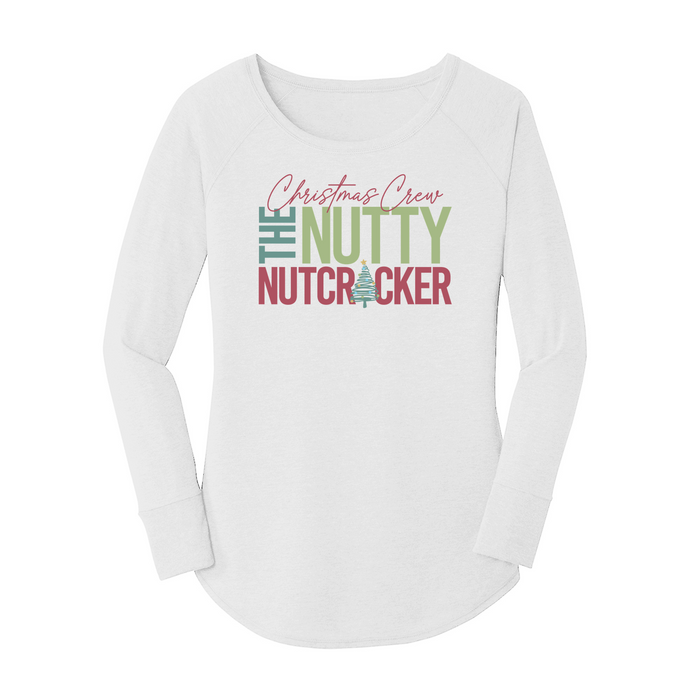 Womens X-Small White Long Sleeve Tunic Tee