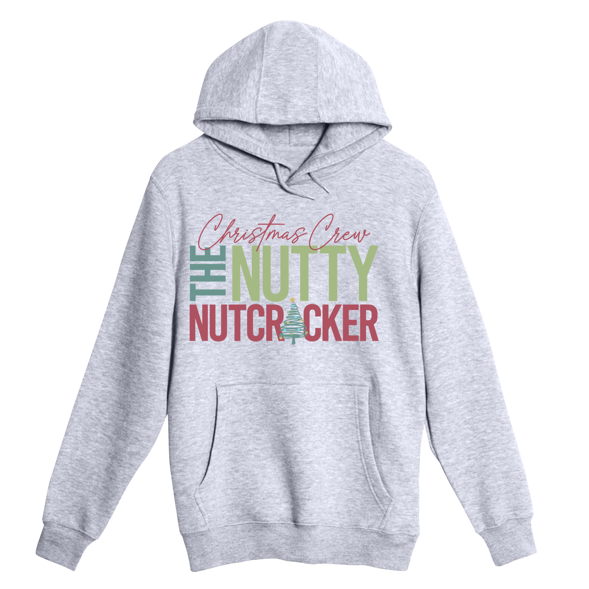Unisex Small Heather Gray Pullover Hooded Sweatshirt