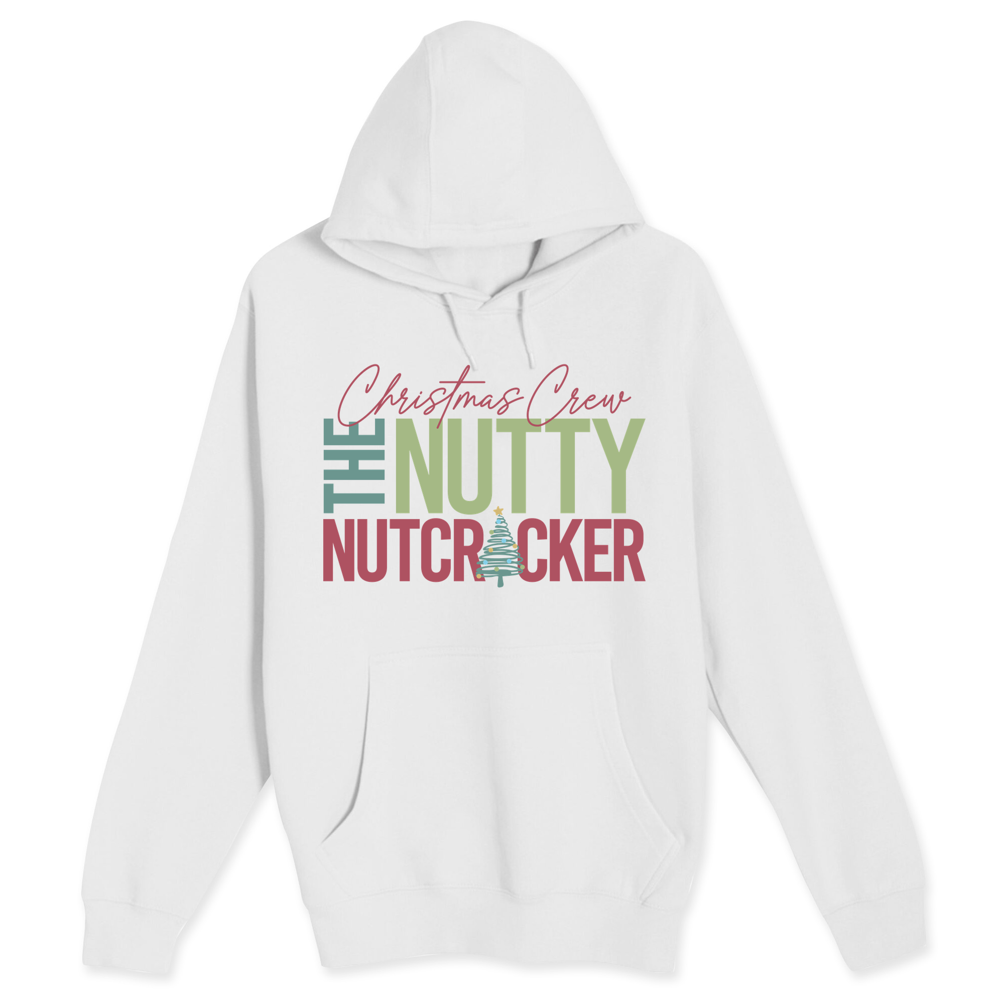 Unisex Small White Pullover Hooded Sweatshirt