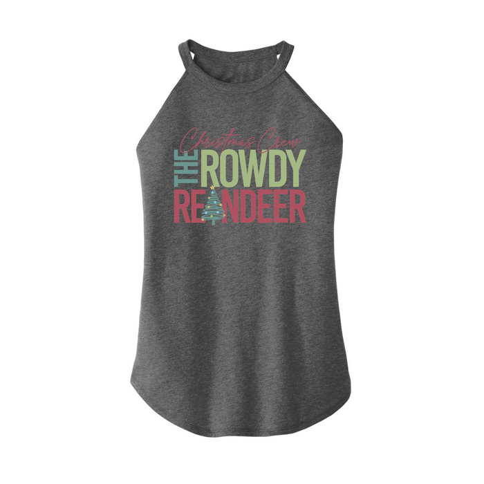 Womens X-Small Grey Rocker Tank Top