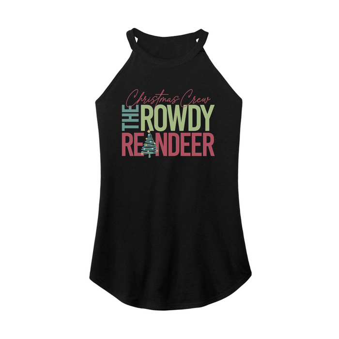 Womens X-Small Black Rocker Tank Top