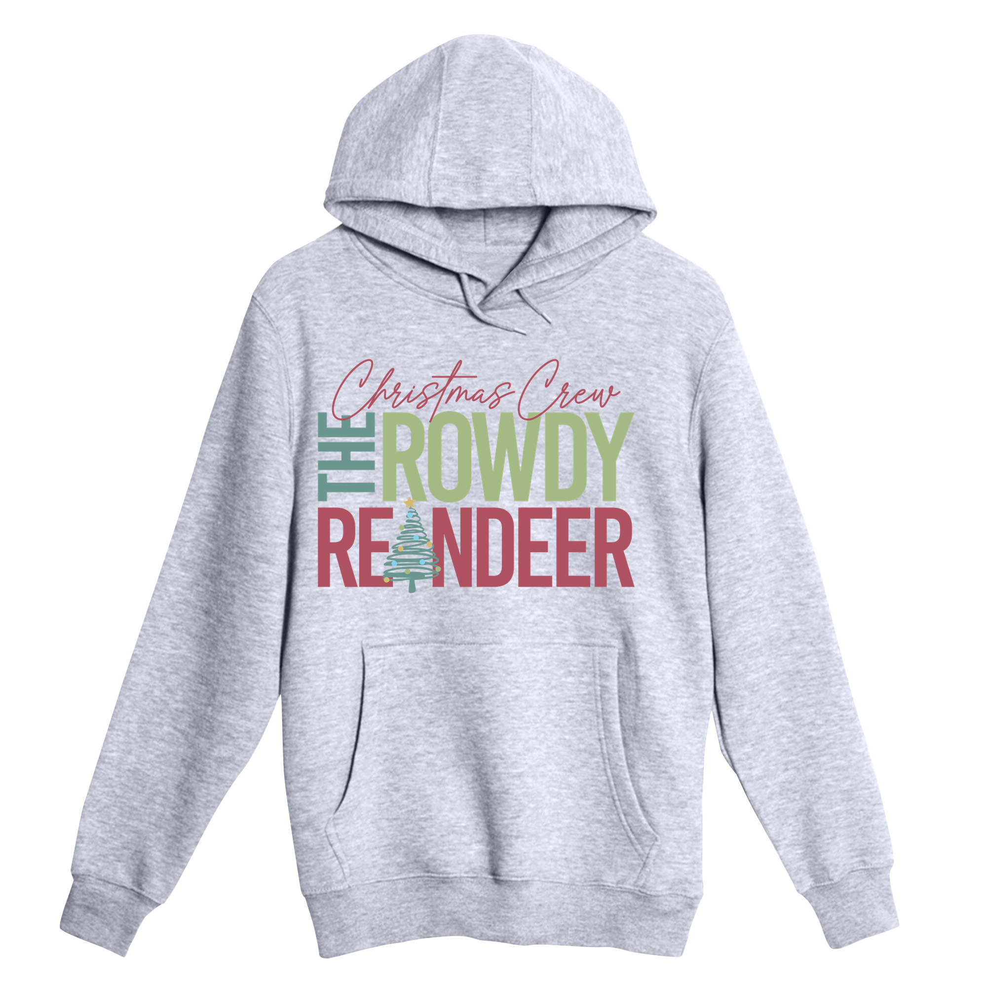 Unisex Small Heather Gray Pullover Hooded Sweatshirt