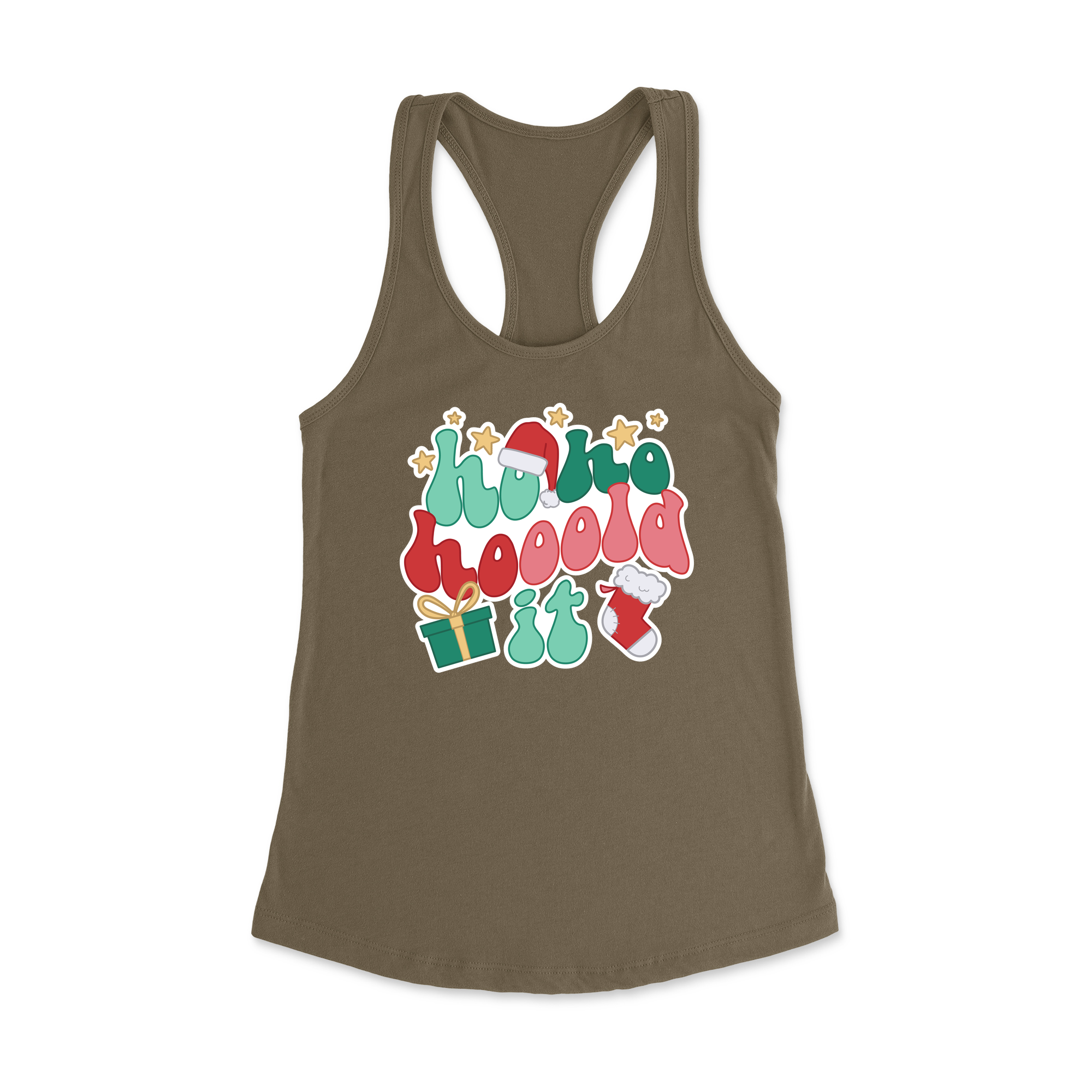 Womens X-Small Military Green Style_Tank Top
