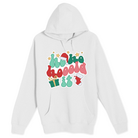 Unisex Small White Pullover Hooded Sweatshirt