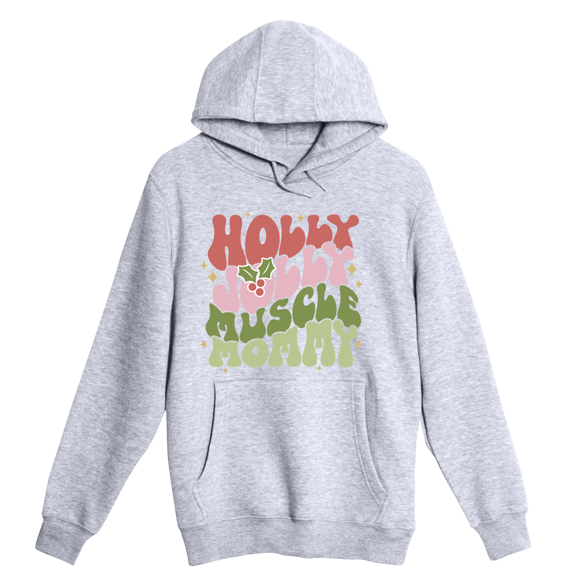 Unisex Small Heather Gray Pullover Hooded Sweatshirt
