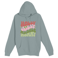 Unisex Small Blue Mist Pullover Hooded Sweatshirt