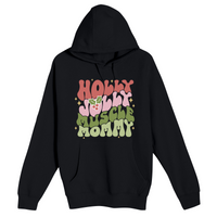 Unisex Small Black Pullover Hooded Sweatshirt