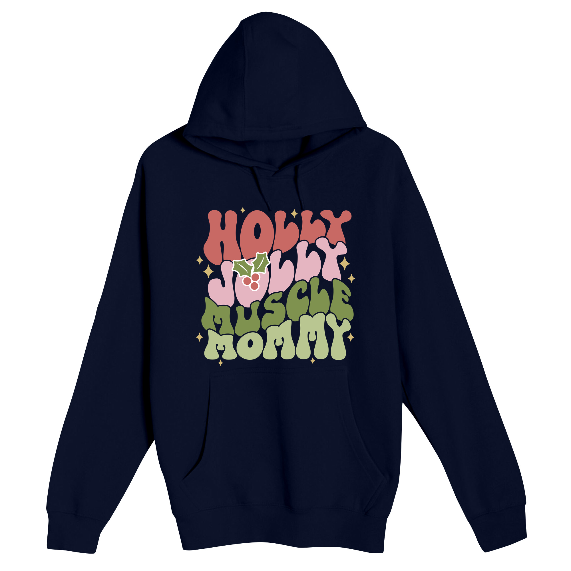 Unisex Small Navy Pullover Hooded Sweatshirt