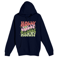 Unisex Small Navy Pullover Hooded Sweatshirt