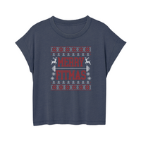 Womens Small Navy Style_T-Shirt