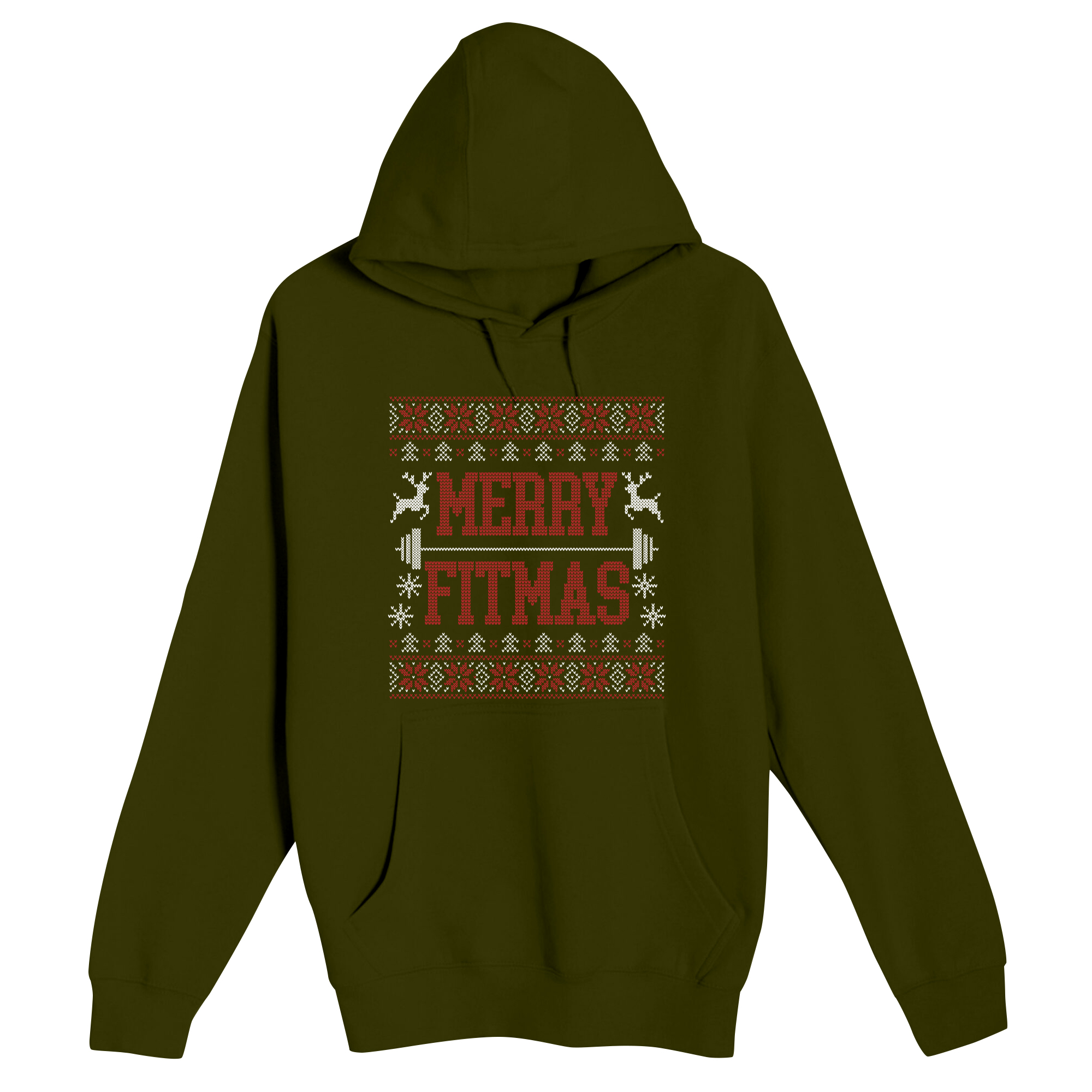 Unisex Small Army Pullover Hooded Sweatshirt