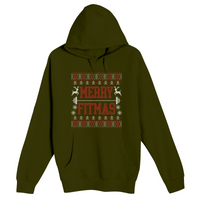 Unisex Small Army Pullover Hooded Sweatshirt