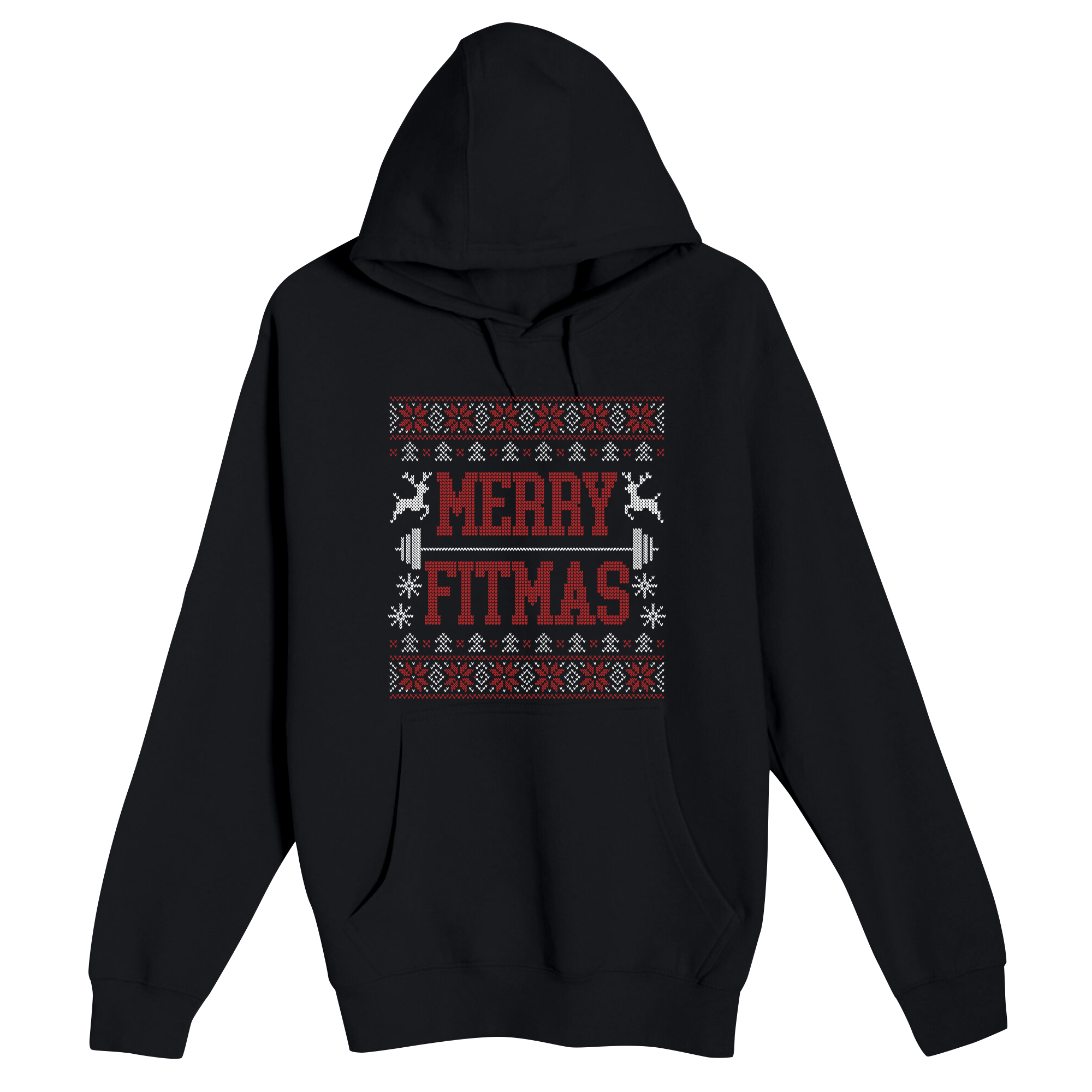 Unisex Small Black Pullover Hooded Sweatshirt