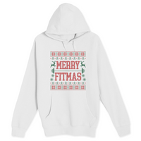 Unisex Small White Pullover Hooded Sweatshirt