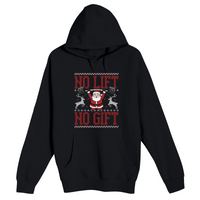 Unisex Small Black Pullover Hooded Sweatshirt