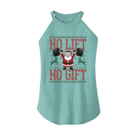 Womens X-Small Teal Rocker Tank Top