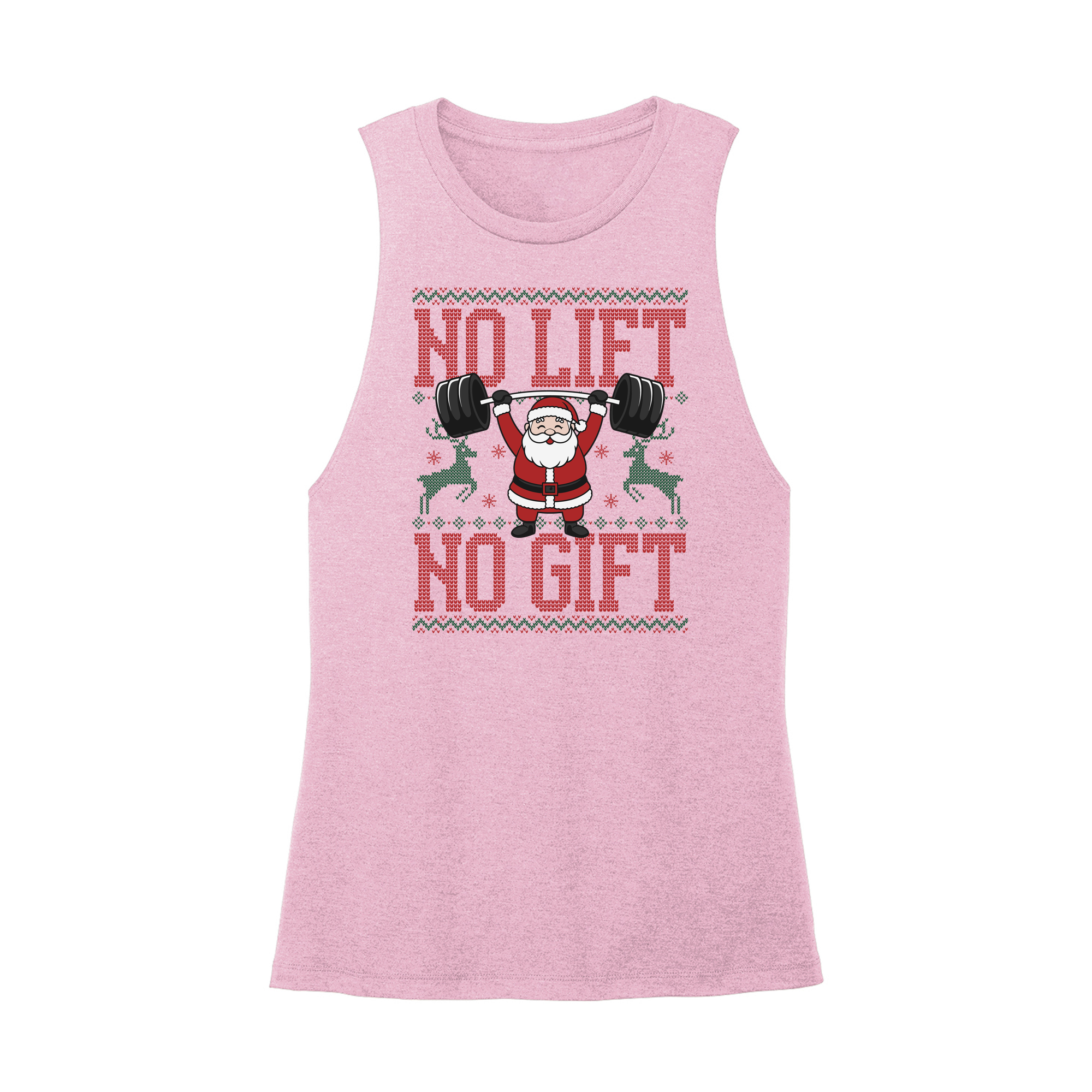Womens X-Small Light Pink Muscle Tank