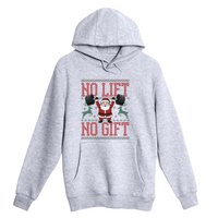 Unisex Small Heather Gray Pullover Hooded Sweatshirt