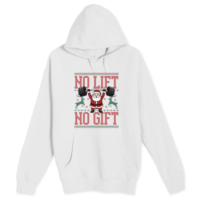 Unisex Small White Pullover Hooded Sweatshirt