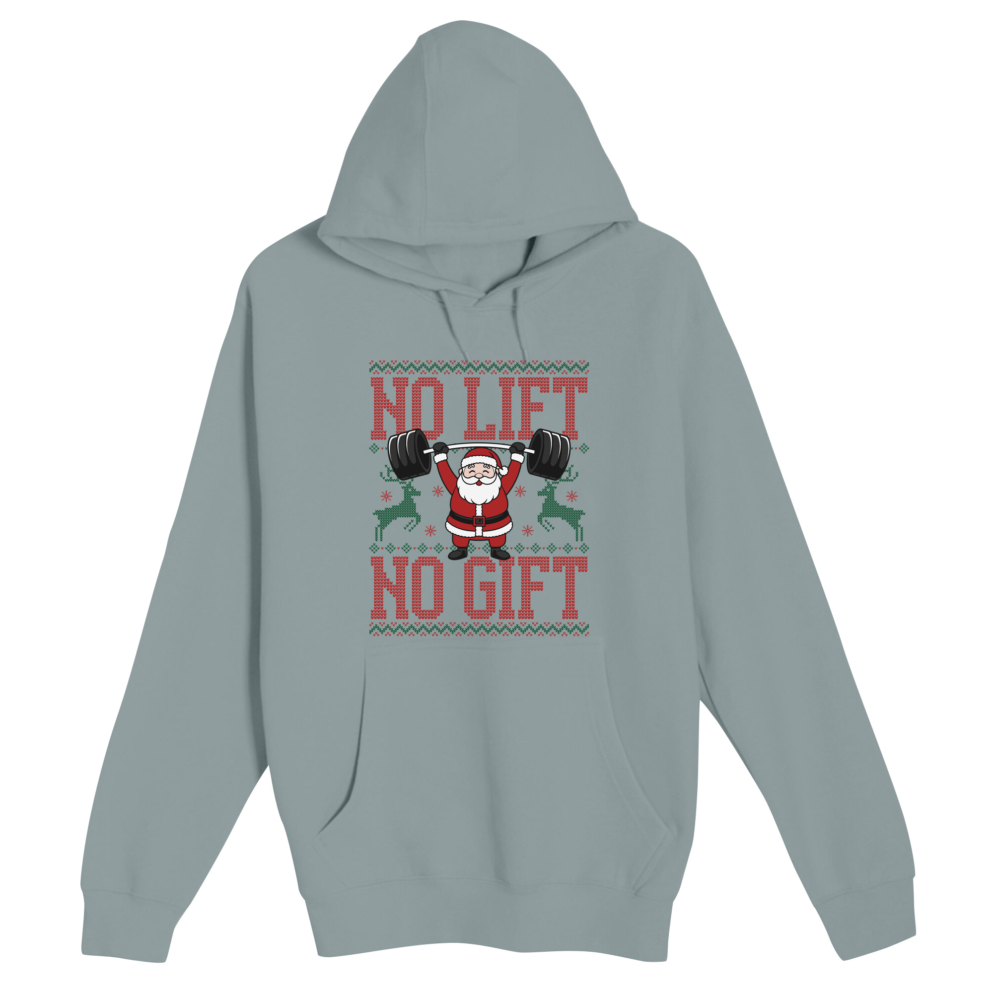 Unisex Small Blue Mist Pullover Hooded Sweatshirt
