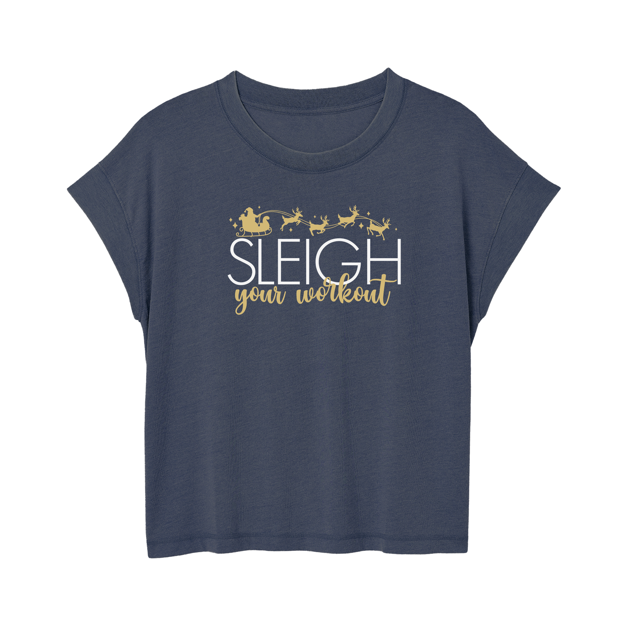 Womens Small Navy Style_T-Shirt