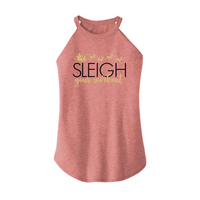 Womens X-Small Light Pink Rocker Tank Top