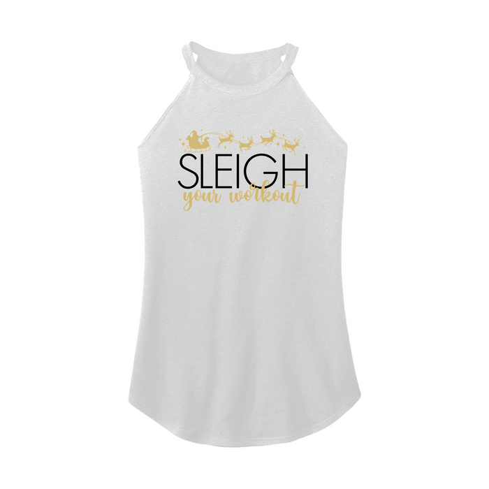 Womens X-Small White Rocker Tank Top