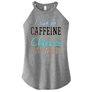 Caffeine Chaos Cuss Words - FitnessTeeCo