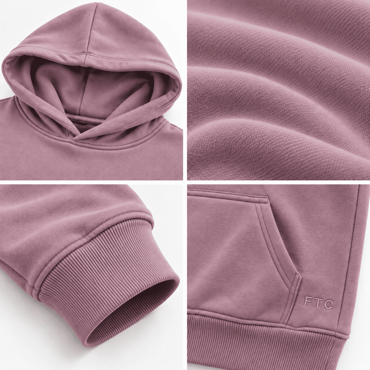 Elevate Lounge Heavy Weight Fleece Set - Smoked Amethyst
