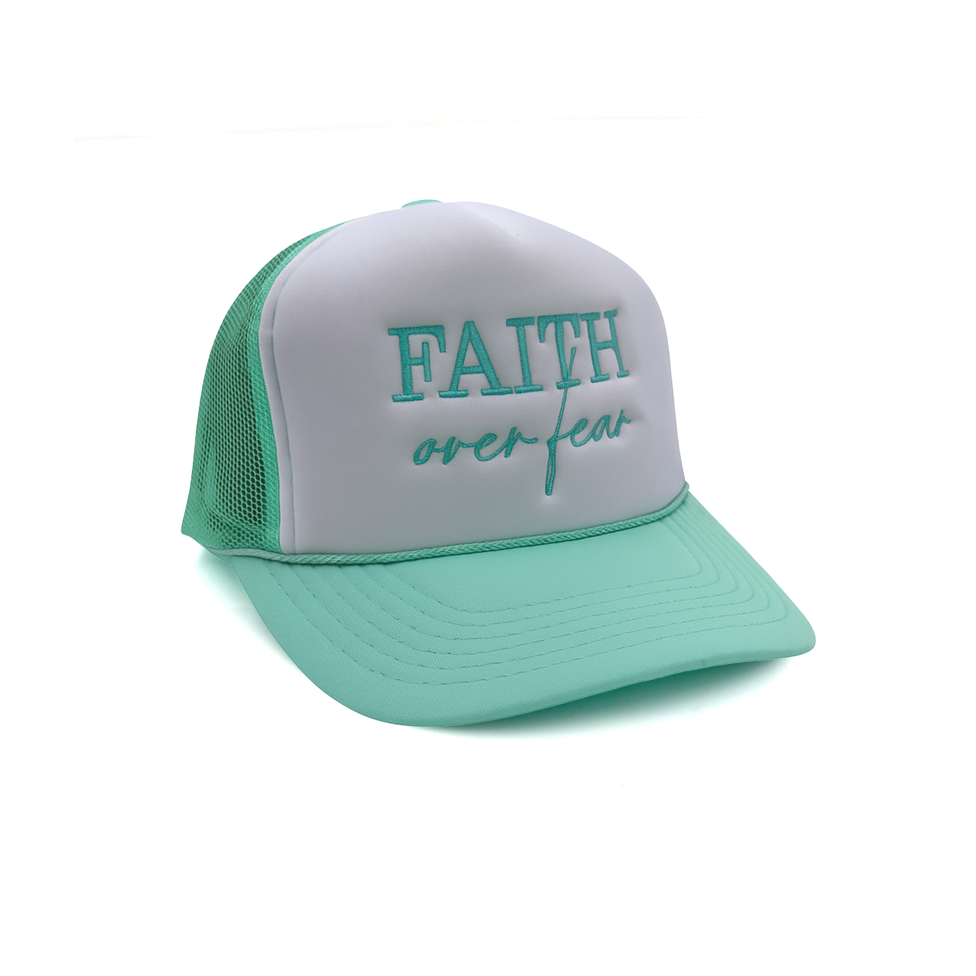 Faith Over Fear Foam Trucker Hat