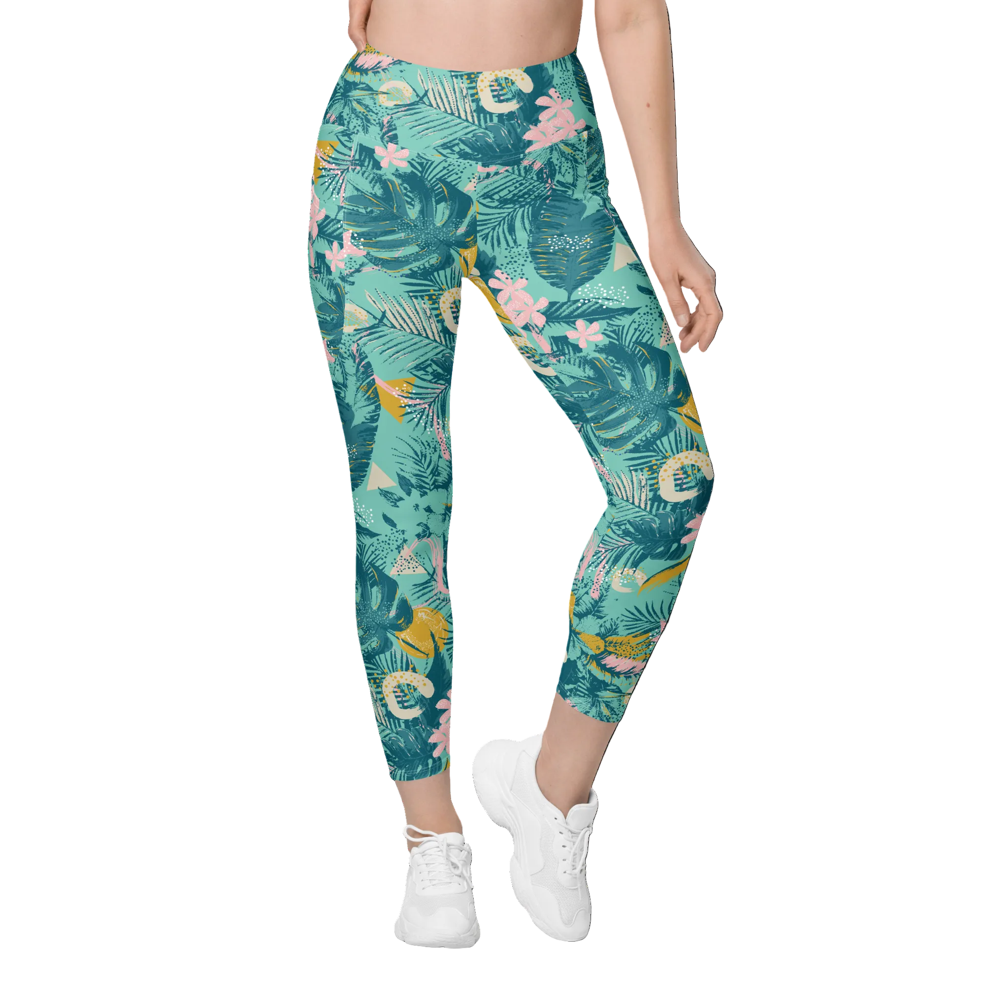Palm Leaves Performance Leggings