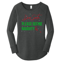 Dear Santa, Please define Naughty - FitnessTeeCo