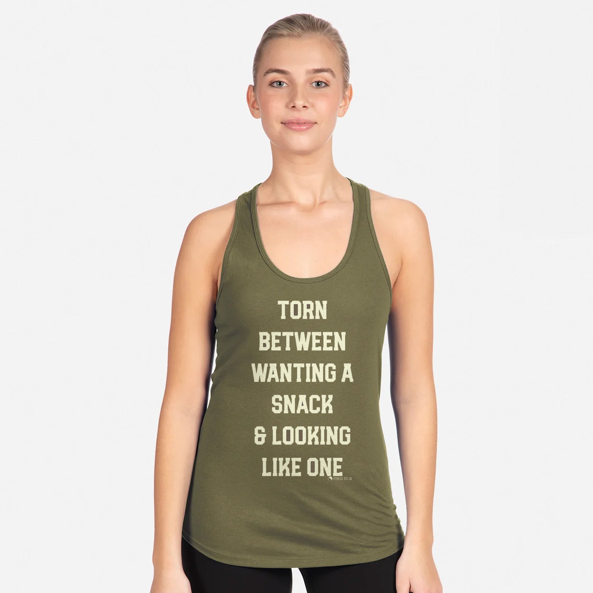 Snacker Tops Fitness Tee Co. | Snacker Ideal Racerback Tank | Stay comfortable and ...