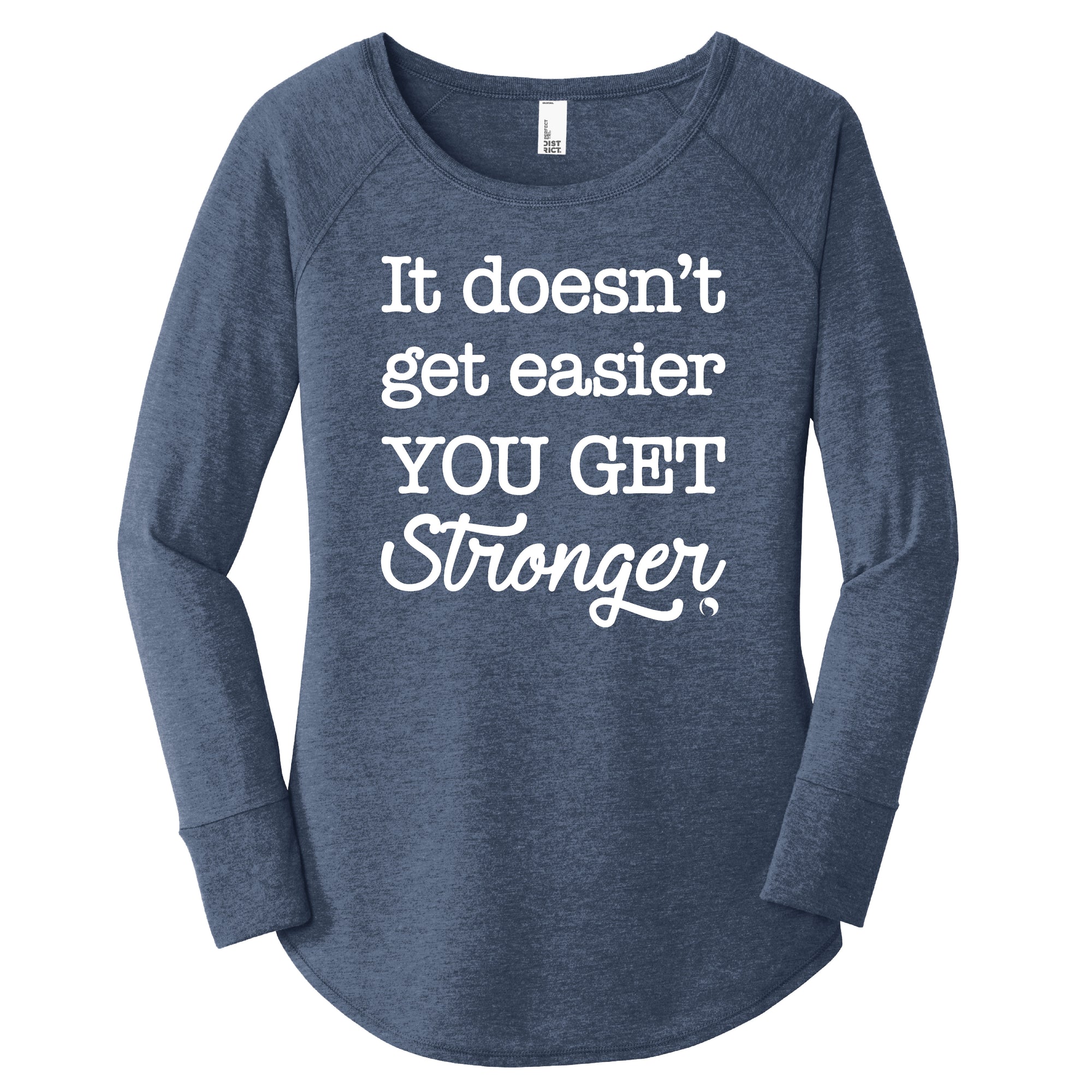 Easier Stronger - FitnessTeeCo