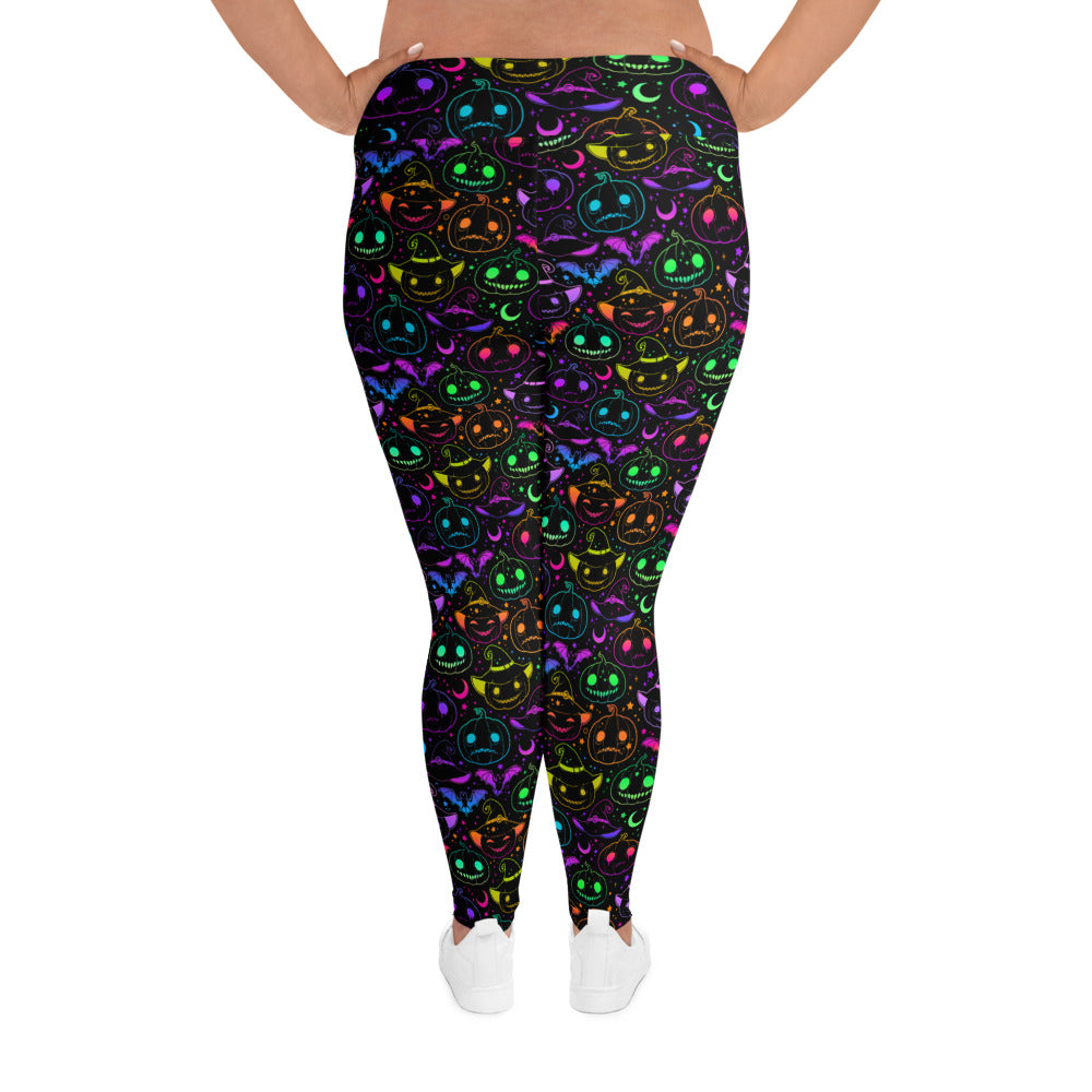 Curvy Glowin’ & Ghoulin’ Performance Leggings