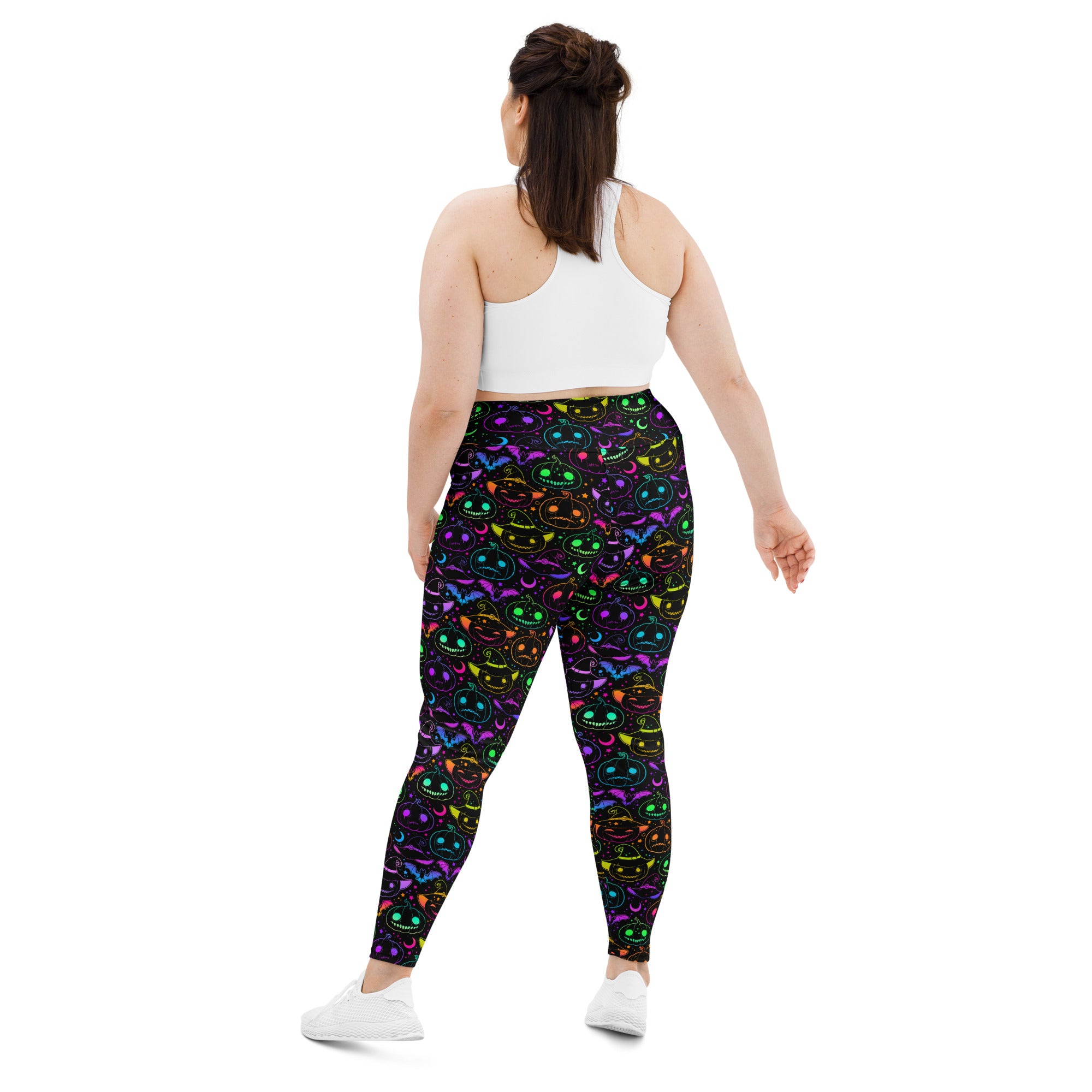 Curvy Glowin’ & Ghoulin’ Performance Leggings